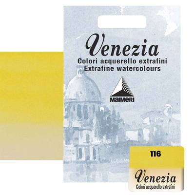 Maimeri Venezia Yarım Tablet Sulu Boya No:116 Primary Yellow