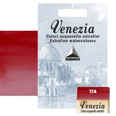 Maimeri Venezia Yarım Tablet Sulu Boya No:174 Crimson Lake