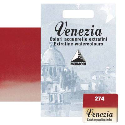 Maimeri Venezia Yarım Tablet Sulu Boya No:274 Scarlet