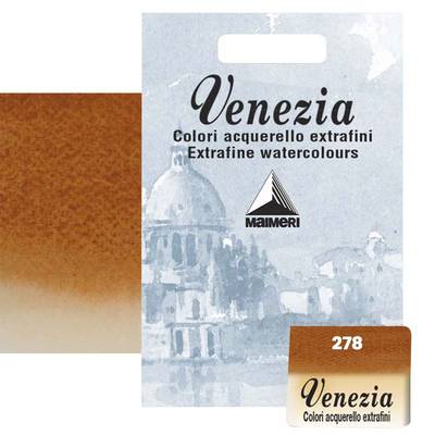 Maimeri Venezia Yarım Tablet Sulu Boya No:278 Burnt Sienna