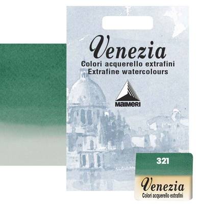 Maimeri Venezia Yarım Tablet Sulu Boya No:321 Phthalo Green