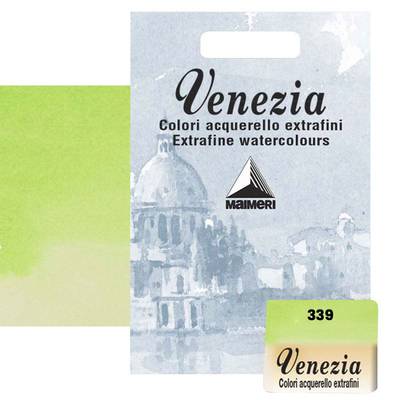 Maimeri Venezia Yarım Tablet Sulu Boya No:339 Permanent Green Light