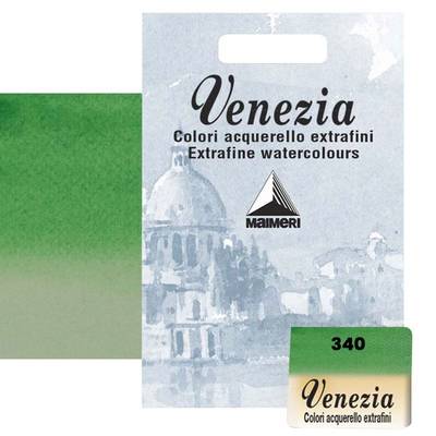 Maimeri Venezia Yarım Tablet Sulu Boya No:340 Permanent Green Deep