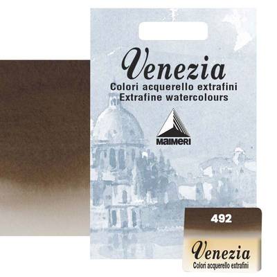 Maimeri Venezia Yarım Tablet Sulu Boya No:492 Burnt Umber