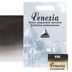 Maimeri - Maimeri Venezia Yarım Tablet Sulu Boya No:535 Ivory Black