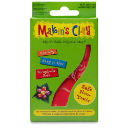Makins Clay - Makin's Clay Hava ile Kuruyan Polimer Kil Red 120g Kod:32006