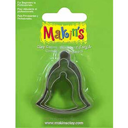 Makins Clay - Makin's Clay Kesici Kalıp Seti Çan 3 Parça Kod:36020