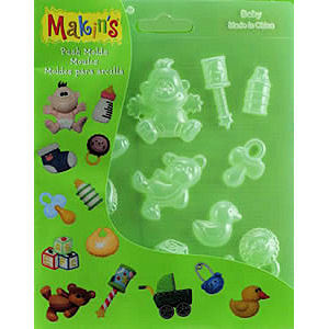 Makin's Clay Push Mold Şekilleme Kalıbı Bebek Kod:39009