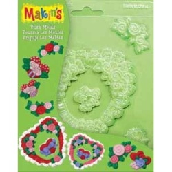 Makins Clay - Makin's Clay Push Mold Şekilleme Kalıbı Kalpler Kod:39004