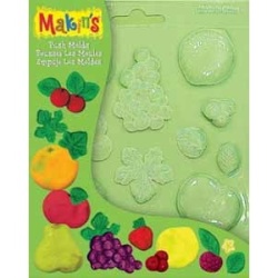 Makins Clay - Makin's Clay Push Mold Şekilleme Kalıbı Meyveler Kod:39002