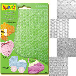 Makins Clay - Makin's Clay Texture Sheets Doku Kalıpları 4lü Set C