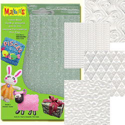 Makins Clay - Makin's Clay Texture Sheets Doku Kalıpları 4lü Set E