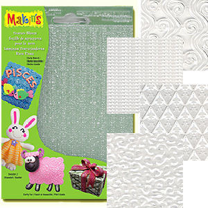 Makin's Clay Texture Sheets Doku Kalıpları 4lü Set E