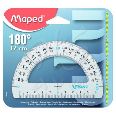 Maped Aluminyum İletki 12cm 180 Derece