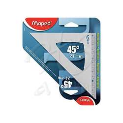 Maped - Maped Metal Gönye 45 Derece 21cm