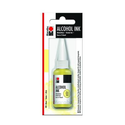 Marabu Alcohol Ink Alkol Bazlı Mürekkep 20ml 020 Lemon