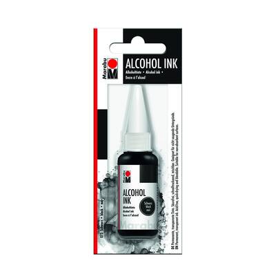 Marabu Alcohol Ink Alkol Bazlı Mürekkep 20ml 073 Black