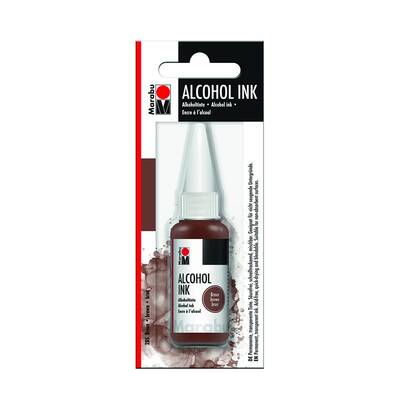 Marabu Alcohol Ink Alkol Bazlı Mürekkep 20ml 285 Brown