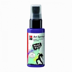 Marabu - Marabu Art Spray Akrilik Sprey Boya 50ml 037-Plum