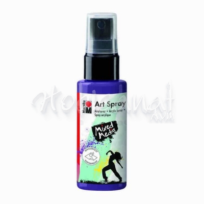 Marabu Art Spray Akrilik Sprey Boya 50ml 037-Plum