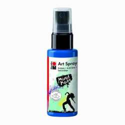 Marabu - Marabu Art Spray Akrilik Sprey Boya 50ml 057-Gentian