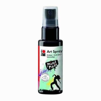 Marabu Art Spray Akrilik Sprey Boya 50ml 073-Black