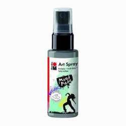 Marabu - Marabu Art Spray Akrilik Sprey Boya 50ml 082-Silver