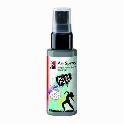 Marabu Art Spray Akrilik Sprey Boya 50ml 082-Silver