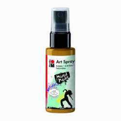 Marabu - Marabu Art Spray Akrilik Sprey Boya 50ml 084-Gold