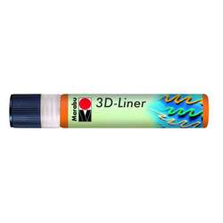 Marabu - Marabu 3D Liner Boyutlu Boncuk Boyası 25ml No:613 Turuncu