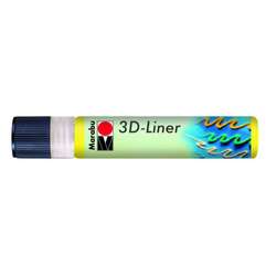 Marabu - Marabu 3D Liner Boyutlu Boncuk Boyası 25ml No:620 Limon Sarı