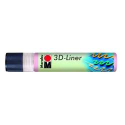 Marabu - Marabu 3D Liner Boyutlu Boncuk Boyası 25ml No:627 Pastel Pembe