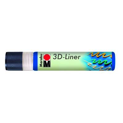 Marabu 3D Liner Boyutlu Boncuk Boyası 25ml No:652 Koyu Mavi