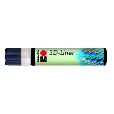 Marabu 3D Liner Boyutlu Boncuk Boyası 25ml No:673 Siyah