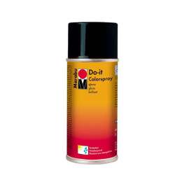 Marabu - Marabu Do-it Colorspray No:173 Gloss Black