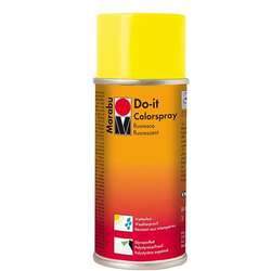 Marabu - Marabu Do-it Colorspray No:320 Fluorescent Lemon