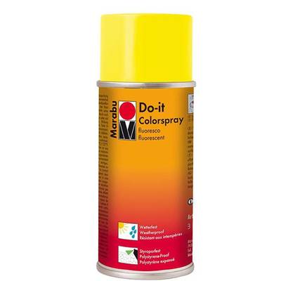 Marabu Do-it Colorspray No:320 Fluorescent Lemon