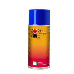 Marabu - Marabu Do-it Colorspray No:955 Gloss Ultramarine
