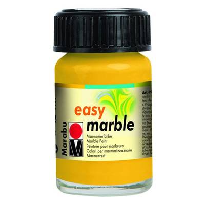 Marabu Easy Marble Ebru Boyası 15ml No:021 Medium Yellow