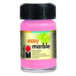 Marabu - Marabu Easy Marble Ebru Boyası 15ml No:033 Rose Pink