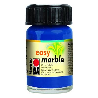 Marabu Easy Marble Ebru Boyası 15ml No:055 Dark Ultramarine