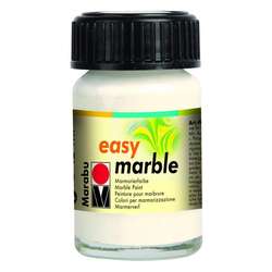 Marabu - Marabu Easy Marble Ebru Boyası 15ml No:070 White