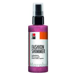 Marabu - Marabu Fashion Shimmer Spray Kumaş Boyası 100ml 534 Rose Pink