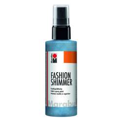 Marabu - Marabu Fashion Shimmer Spray Kumaş Boyası 100ml 595 Sky Blue