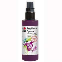 Marabu - Marabu Fashion Spray 100ml Sprey Kumaş Boyası No: 039 Aubergine