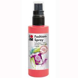 Marabu - Marabu Fashion Spray 100ml Sprey Kumaş Boyası No: 212 Flamingo