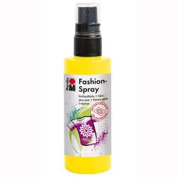 Marabu - Marabu Fashion Spray 100ml Sprey Kumaş Boyası 220 Sunshine Yellow