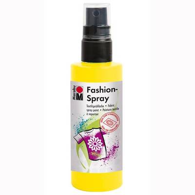 Marabu Fashion Spray 100ml Sprey Kumaş Boyası 220 Sunshine Yellow