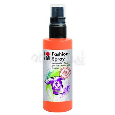 Marabu Fashion Spray 100ml Sprey Kumaş Boyası No: 225 Tangerine