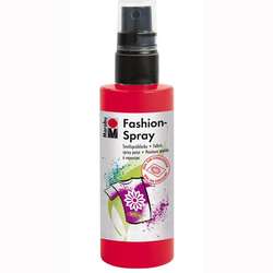 Marabu - Marabu Fashion Spray 100ml Sprey Kumaş Boyası No: 232 Red